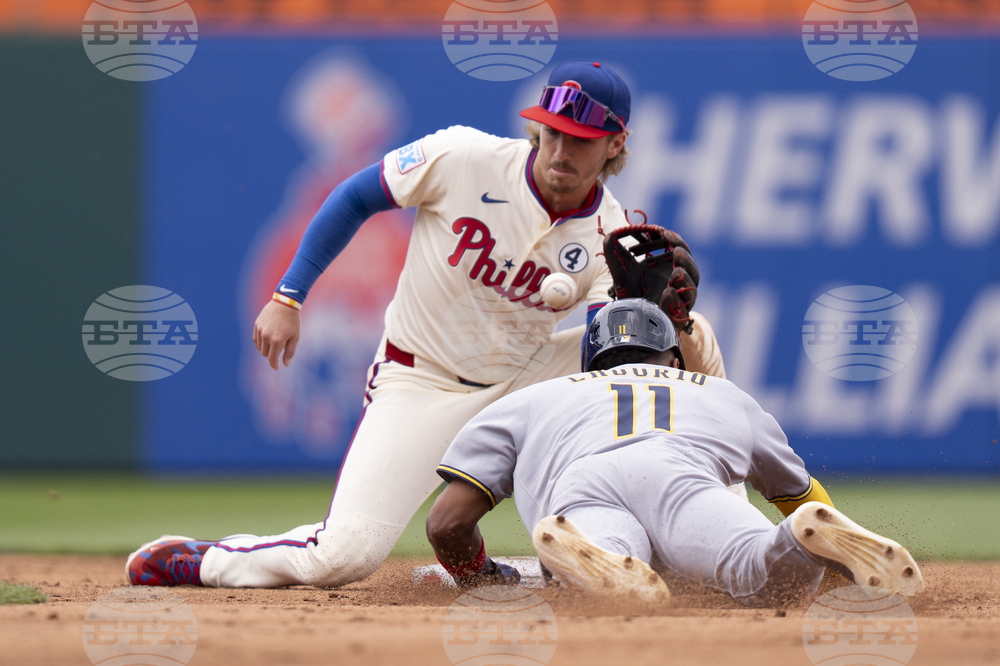 Brewers Phillies Baseball