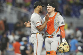 Giants Marlins Baseball