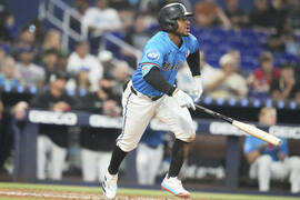 Giants Marlins Baseball