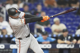 Giants Marlins Baseball