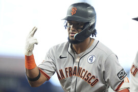 Giants Marlins Baseball