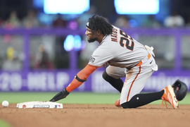 Giants Marlins Baseball