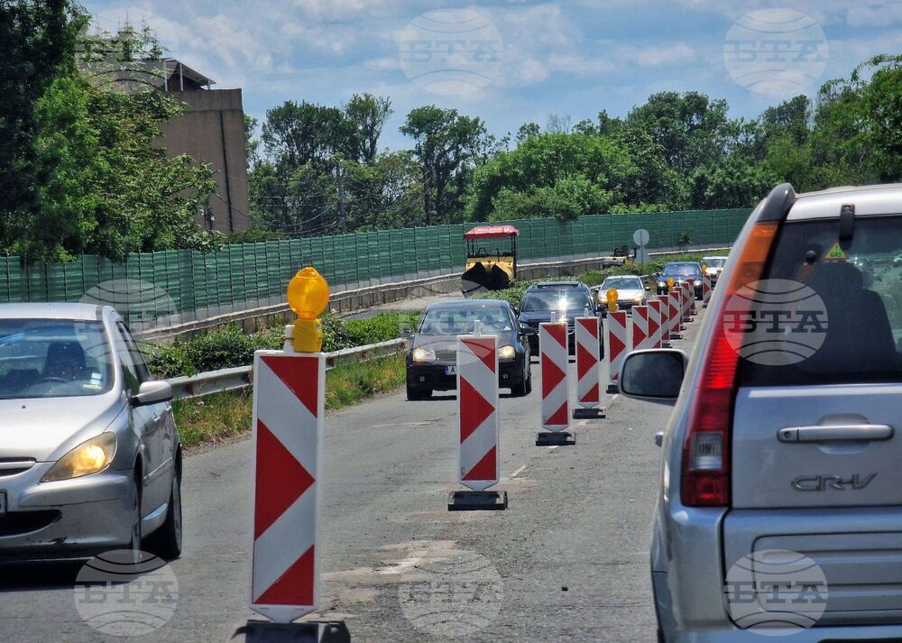 Движението в петкилометрова отсечка на магистрала „Тракия“ край Стара Загора ще бъде ограничено до 27 юни