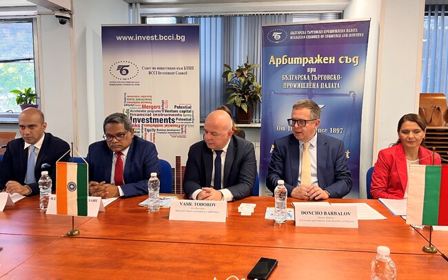 Стокообменът между България и Индия е достигнал 424 млн. щатски долара през 2024 г., съобщи заместник-министър Дончо Барбалов 