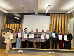 Преподаватели от Факултета по класически и нови филологии на Софийския университет организираха обучение на преподаватели и студенти от Узбекистан. Снимка: СУ