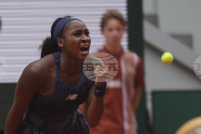 Коко Гоф и Мира Андреева се класираха за полуфиналите при жените на "Ролан Гарос"