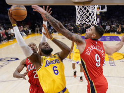 Pelicans Lakers Basketball