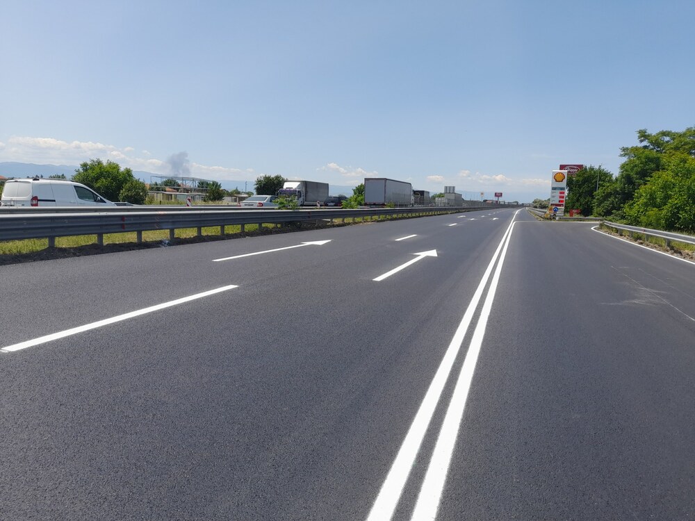 Възстановено е движението по ремонтирания участък от автомагистрала "Тракия" в област Пловдив 