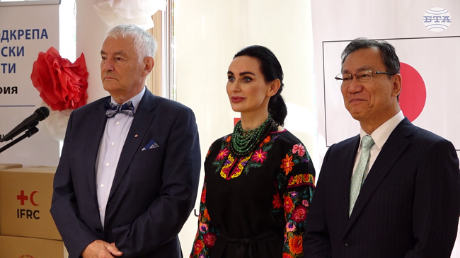 Посолството на Япония в България дари над 200 хиляди долара на БЧК за подкрепа на новопристигнали бежанци от Украйна