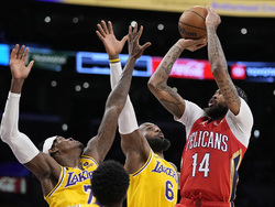 Pelicans Lakers Basketball