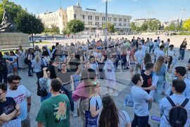 Пловдив - медицински сестри и специалисти - протест