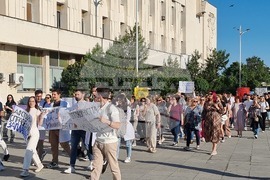 Пловдив - медицински сестри и специалисти - протест