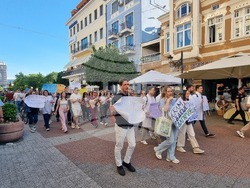 Пловдив - медицински сестри и специалисти - протест