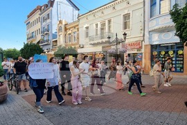 Пловдив - медицински сестри и специалисти - протест