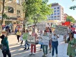 Стара Загора - протест - медицински специалисти