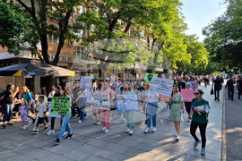 Стара Загора - протест - медицински специалисти