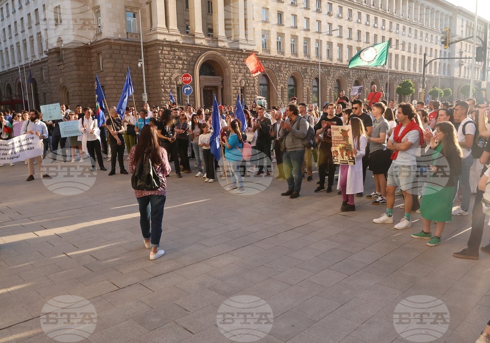 Синдикат на българските медицински специалисти - протест