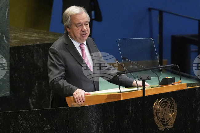 Гутериш осъди най-мащабната руска атака с дронове и ракети от началото на войната в Украйна