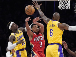 Pelicans Lakers Basketball