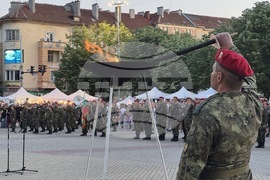Казанлък - тържествена заря-проверка