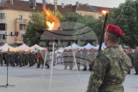 Казанлък - тържествена заря-проверка