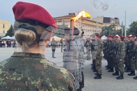 Казанлък - тържествена заря-проверка