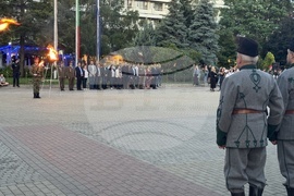 Казанлък - тържествена заря-проверка