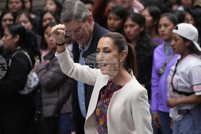 Президентката на Мексико изрази несъгласието си с миграционната политика на президента на Тръмп