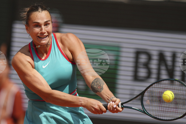 Арина Сабаленка е първата полуфиналистка на "Ролан Гарос"