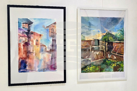 Сливен - Националната художествена гимназия „Димитър Добрович“ - благотворителна изложба