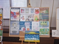 Търговище - ученическа изложба - рекламна графика