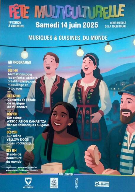 Българско участие ще има на фестивала “Fête Multiculturelle” във Вилньов, Швейцария, днес