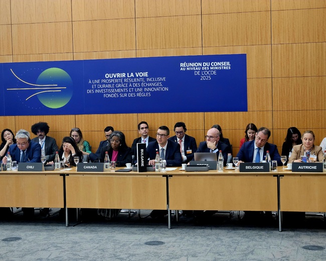Economy Minister Takes Part in OECD Ministerial Council Meeting in Paris