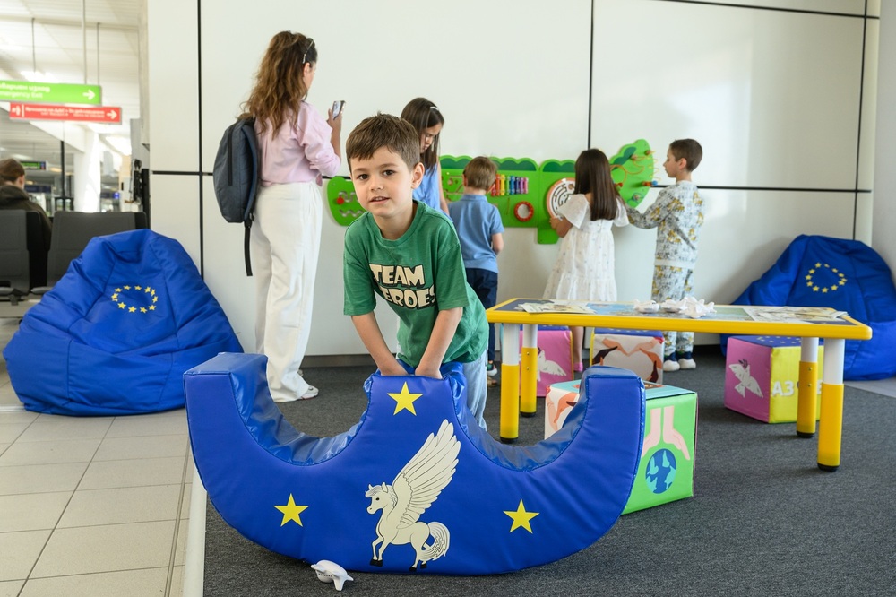 ЕК: Кът за децата на летище „Васил Левски“ – София