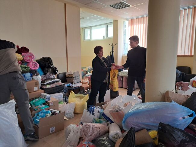 Община Благоевград предаде първия транш от помощи за Турция и Сирия