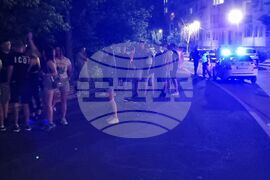 Ямбол - паднал автомобил в река Тунджа
