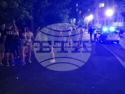 Ямбол - паднал автомобил в река Тунджа