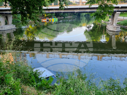 Ямбол - паднал автомобил в река Тунджа