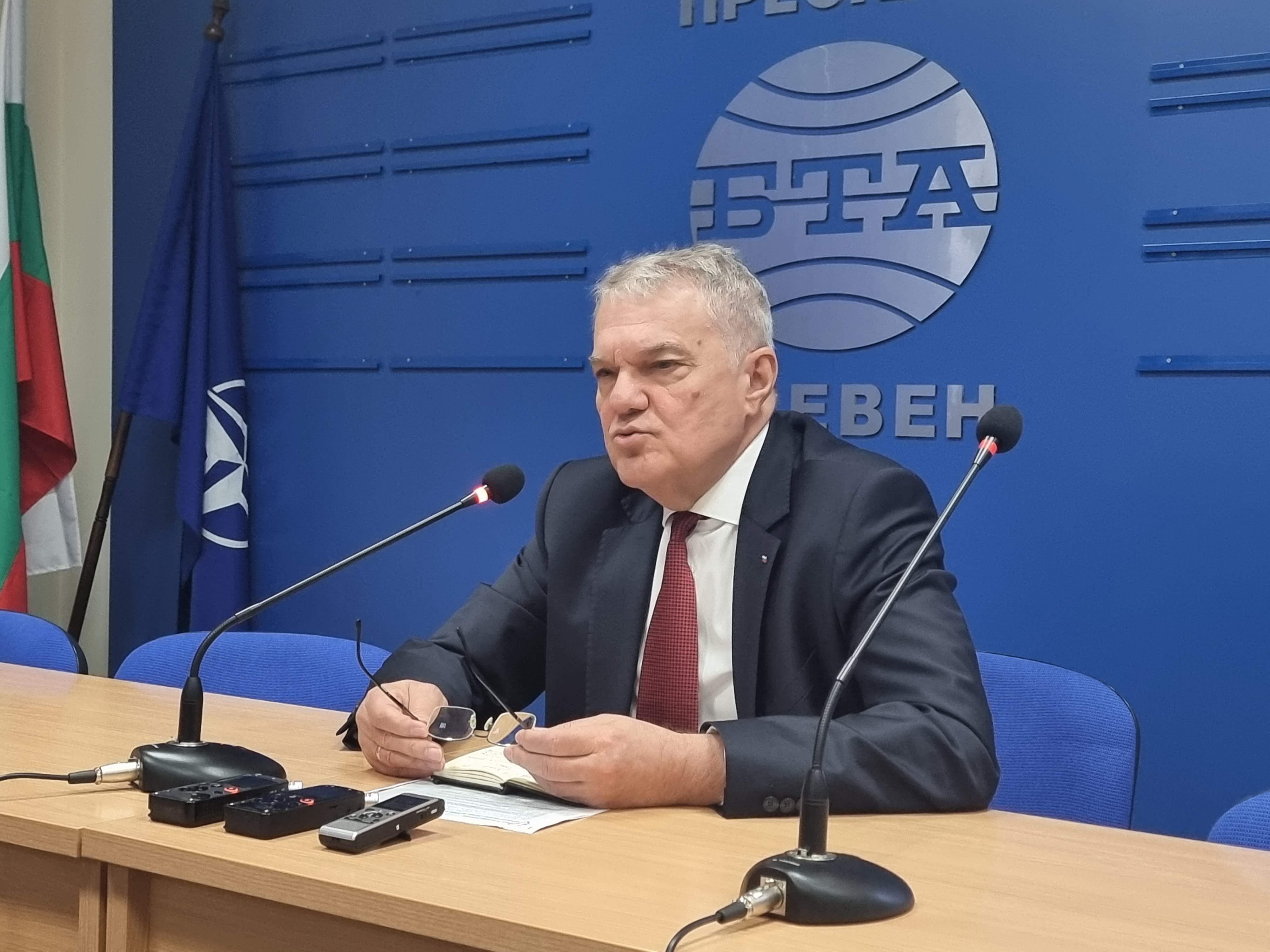 Пресконференция на председателя на ПП АБВ Румен Петков