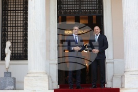 Гърция - Румен Радев - Кириакос Мицотакис - посрещане