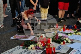 Румъния -  насилие срещу жени - протест