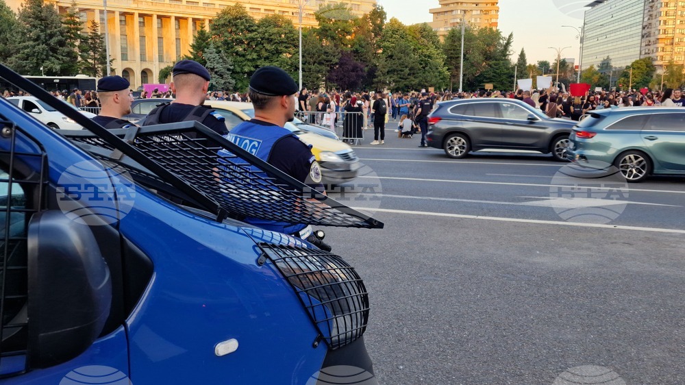 Румъния - насилие срещу жени - протест