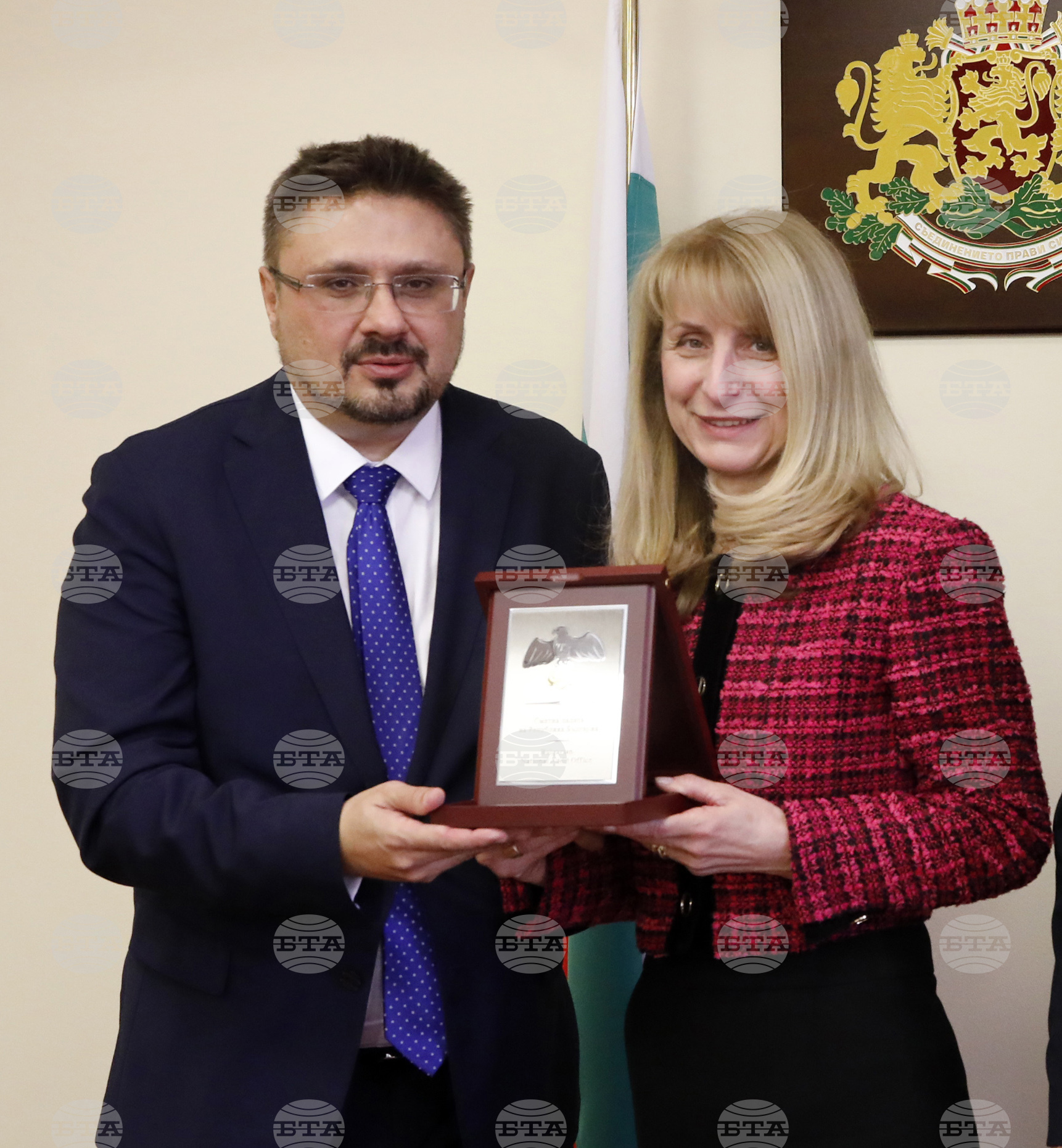 Сметна палата - БТА - годишнина - Почетен плакет