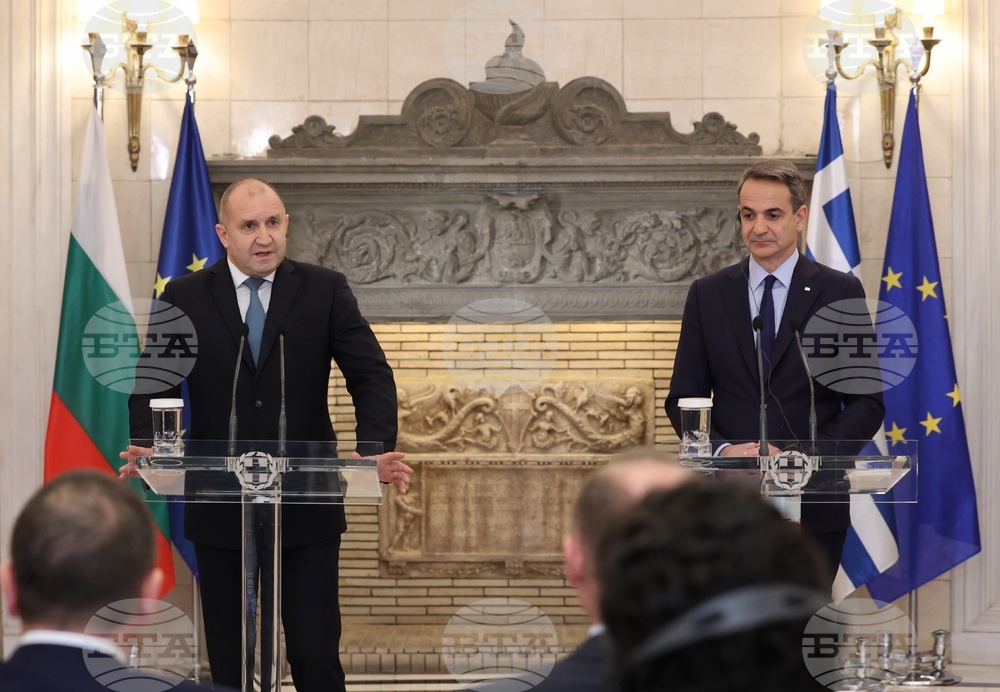 Гърция - Румен Радев - Кириакос Мицотакис - пресконференция