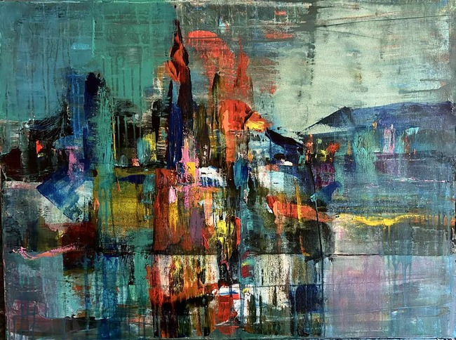 Абстрактната живопис не представя живота, тя го кара да се случва, казва художничката Мария Маслева