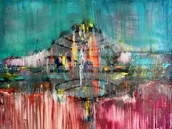 Картина на  Мария Маслева. Снимка: Организаторите на изложбата