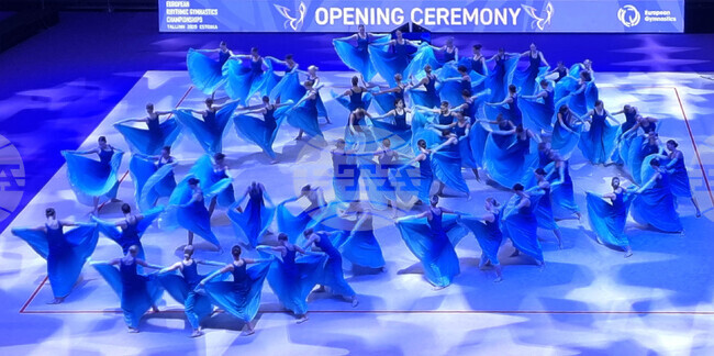 Със стилна церемония в естонската столица Талин беше официално открито 41-о Европейско първенство по художествена гимнастика