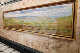 Перник - картина "Дойрански позиции" - експониране