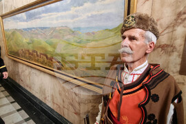 Перник - картина "Дойрански позиции" - експониране