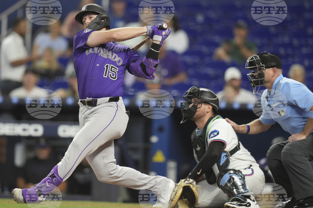 Rockies Marlins Baseball